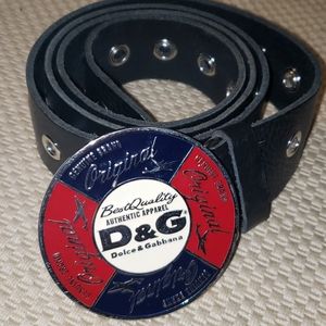 D&G leather belt